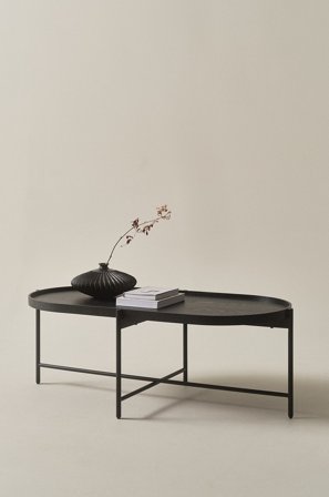 Jotex - Sofabord 60x120 Cm Svart eikefinér - RENO - Kjøp Sofabord hos Jotex