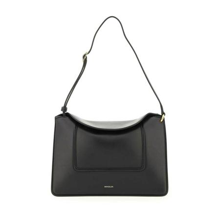 Wandler penelope leather Väska svart, Dam Axelremsväskor, Dam, Storlek: ONE SIZE