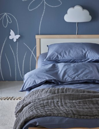 Himla Hannelin Baby Throw - Grey - 60X110CM