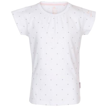 Trespass Girls Harmony Quick Dry T-shirt 2-3 År Vit/grå
