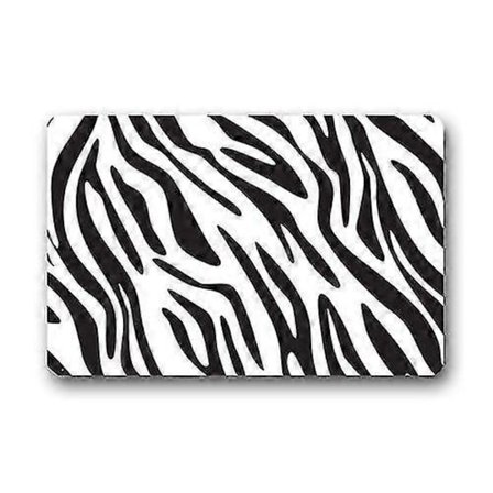 Zebra Svart og Hvit Dørmatte Gulvmatter Tepper Utendørs/Innendørs Dørmatte 40x60 cm