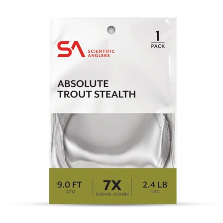SA Absolute Trout Stealth Leader 9' 7X (0,10 mm)