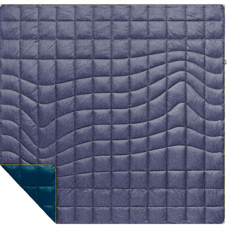 Rumpl Nanoloft Puffy kahden hengen retkeilypeitto, petrooli/harmaa