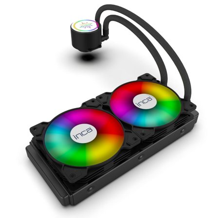 INCA ISS-02XN CPU LIQUID Kühler 2 x 120 mm PWM-Lüfter