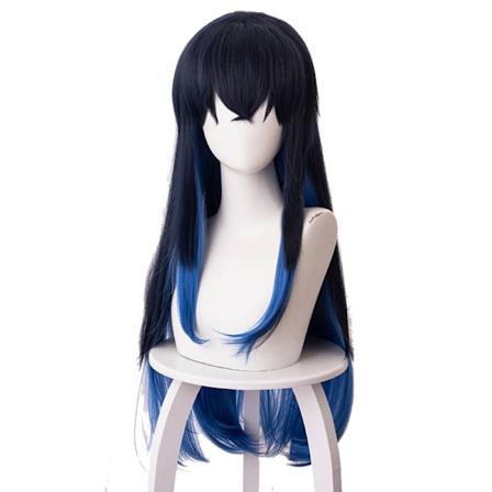 Anime Hashihira Inosuke Cosplay Halloween Kostyme for Kvinner - Dramakostyme Uniform Kjole Karakter L-WELLNGS L long wig