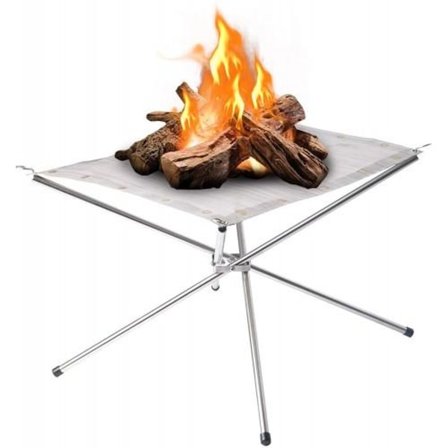 Bærbart bålsted for utendørs caming - Sammenleggbar bålpanne