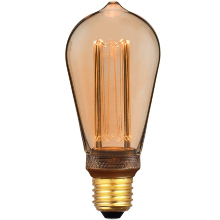 Nordlux DECO RETRO LED-lampa E27, 3,5W, ST64, Belysning