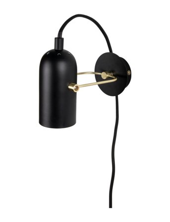 Globen Lighting Wall Lamp Swan Mini - Black - ONE SIZE