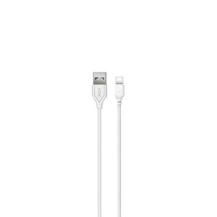 XO NB103 USB - USB-C Kabel (2,1A) 1m, Vit