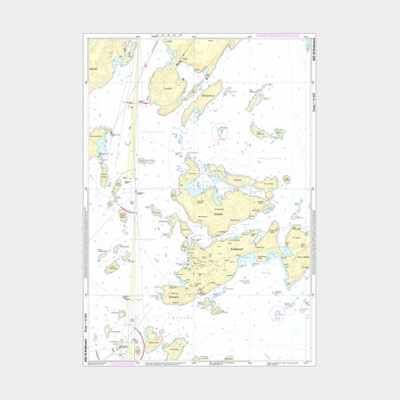 Carta speciale Hydrographica 622-18 Kråkmarö, A2 non piegata (plano)