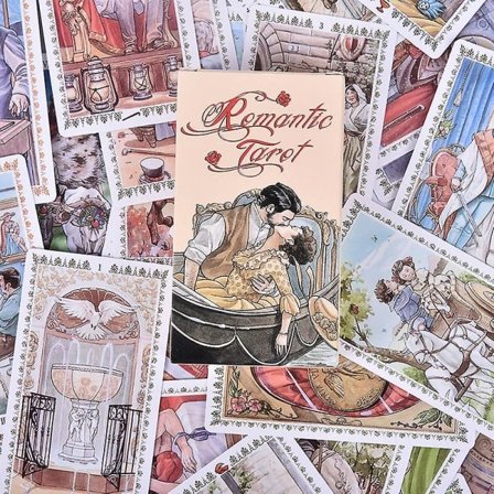 Romantiske Tarotkort Borddäck Brætspil Fest Spil Kortspil Flerfarvet Multicolored one size