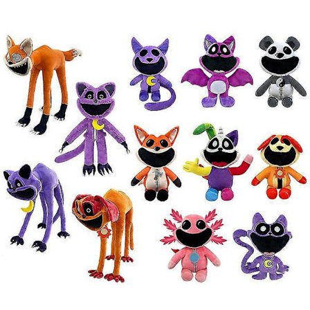Catnap Plys Poppy Playtime Kapitel 3 Monster Catnap Smilende Lille Dyr Plys Fyldt Pude Dukke Legetøj