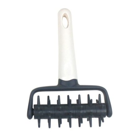 Plastik Grå Dejrulle Pizza Dej Perforator Hjemmeværktøj Pizza Tilbehør til Kager, Tærter, Brød