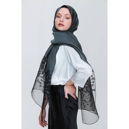 Miray Ibiza Sjal Smaragdgrøn Mørkegrøn 100*200