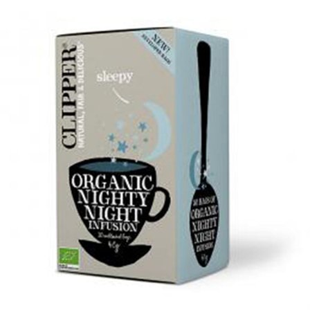 Clipper Nighty Night Te Ø 20 breve, Helse & Madvarer, Te, Øvrig Te