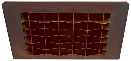 Westal Quattro I Loftfodarmatur 250 × 250 mm kobber, Belysning