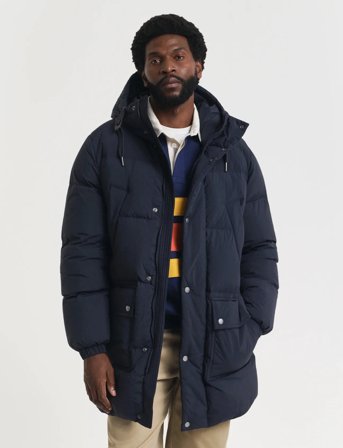GANT Down Puffer Parka - Blue - S
