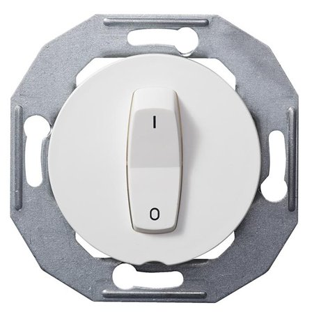 Schneider Electric Renova WDE011006 Vippströmställare utan ram, vit 1 vippa (kopplingstyp: 2-pol), Strömbrytare & vägguttag
