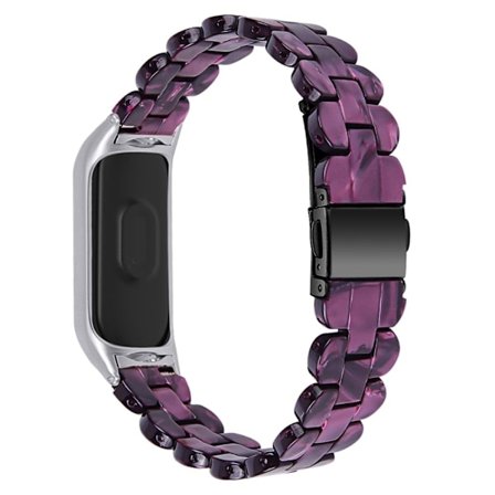 Xiaomi Mi Smart Band 4 / Band 3 klockarmband i harts - Lila
