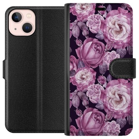 Kompatibelt Plånboksfodral till Apple Apple iPhone 13 mini Blommor