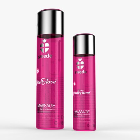 Swede: Fruity Love Massage - Pink Grapefruit with Mango - Vuxen.dk: Erotiske massageolier