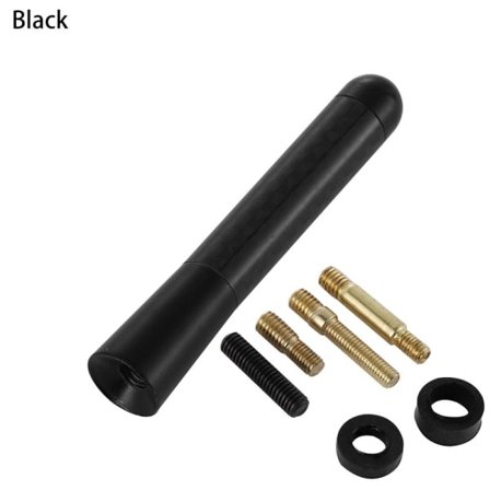 Bilantenne Karbonfiber Kort Stubby SVART svart