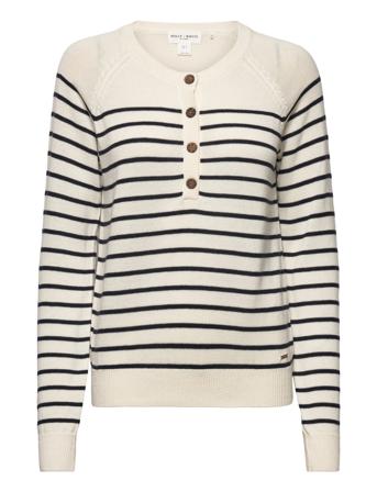 Sweater Peyton Stripe Pullover Creme Lindex
