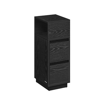 Rootz Ebony Black Sengebord - Natbord - Træspånplade - MDF - 30 cm x 25 cm x 65 cm - 9,6 kg - 45,4 kg Maks. belastning - 4,5 kg Skuffekapacitet