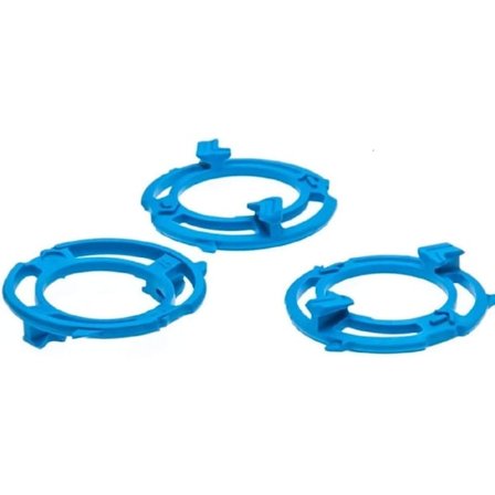 Låsering (fastgørelsesplade, barberhoved) til Philips barberhoveder model/type (farve blå). S5000 S5075 S5079 barbermaskineserie, ikke til de rektangu