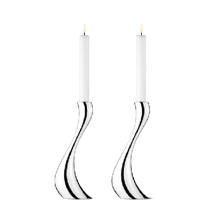 Georg Jensen Ljushållare, 2-pack, Cobra Ljus & ljusstakar ONESIZE