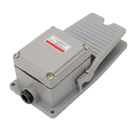 Fotpedal - Fotpedal med halkfritt aluminiumshölje Momentan Pedal Lt3 Silverkontakter