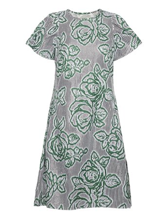 Nomi Dress Blind Rose Green Naja Lauf