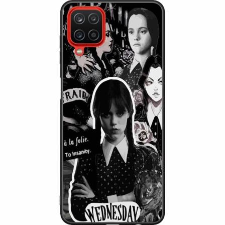 Samsung Galaxy A12 Svart Skal Wednesday Addams