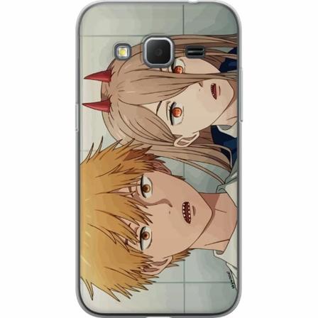 Samsung Galaxy Core Prime Genomskinligt Skal Chainsaw Man