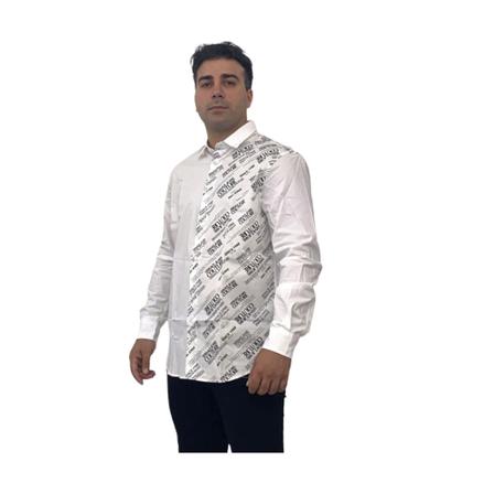 Versace Jeans Couture, Shirt Wit, Heren, Maat:L