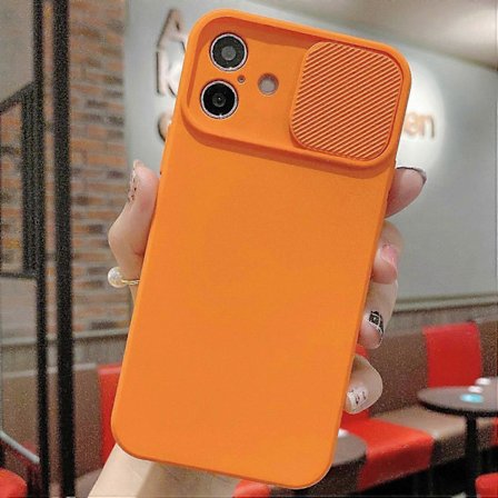 TPU-skal med skjutbart kameraskydd för iPhone 13 mini