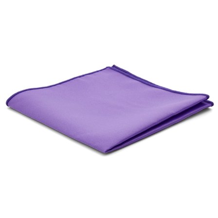 Poszetka w kolorze jasnej purpury Basic dla mężczyzn - Jednokolorowe poszetki