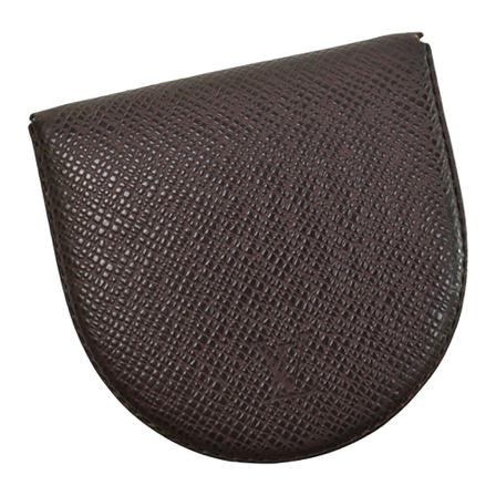 Louis Vuitton Vintage, Pre-owned Louis Vuitton Porte monnai Cuvette Bruin, Dames, Maat:ONE Size,leer
