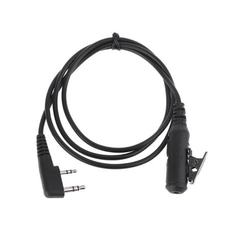 Slidbestandig telefonlydoverførselskabel TCK01 2-pin til 3,5 mm hun til Retevis RT21 RT22 Holdbar