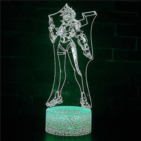 3D Illusion Lamp 7 Colors Optical Change Touch Light USB and Remote Control Art Deco Make A Romantic