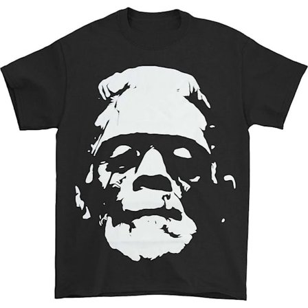 Frankenstein B/W Frank Head T-shirt