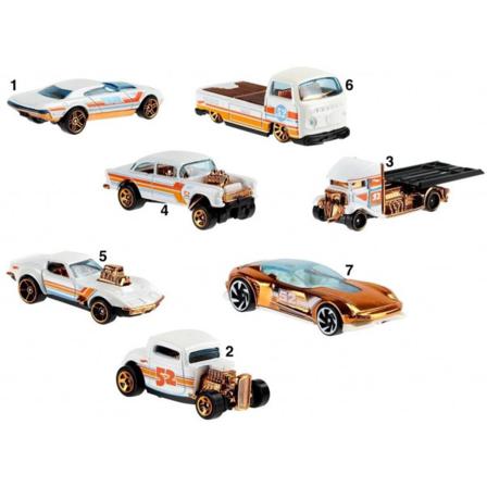 Hot Wheels Cars Bilar White Pearl & Chrome Metall 7cm Rest 1 Väl 3. 3/6