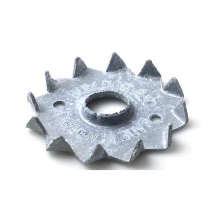 Arvid Nilsson 83416075 Tandvasker Bulldog, 1-sidet, FZV 75x16 mm, pakke 100, Befæstelse