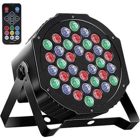 Rgb 36 Led -lavavalot, ääniaktivoitu - Par-valo DMX-ohjauksella, 7 tilaa