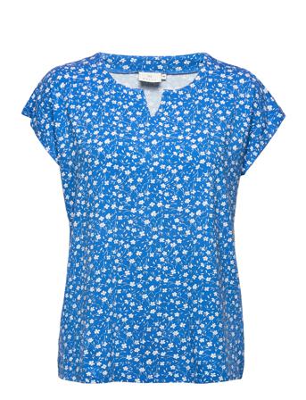 Kasishana Jersey Blouse Blue Kaffe