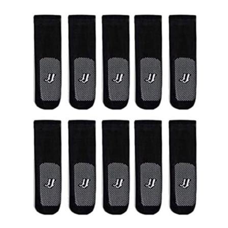 5Pari Invisible Crystal Silk Sukat Lyhyet sukat MUSTA Black