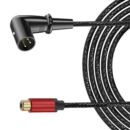XLR-kontakter RCA-uttag Kabel för professionell utrustning Anti-interferensdesign