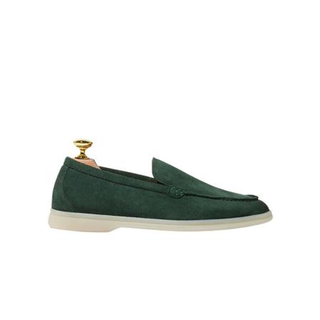 Scarosso, Ludovica Scamosciata Loafers Zielony, Kobieta, Rozmiar: 39 EU