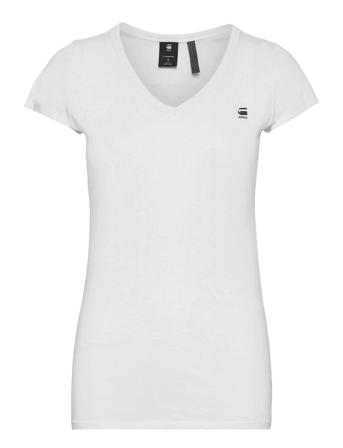 Eyben Slim V T Wmn S\S T-shirt Top Hvid G-Star RAW