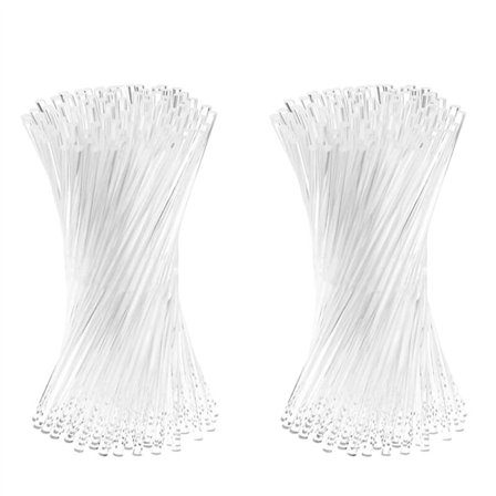200 stk. 6 tommer akryl slikkepinde klare genanvendelige akryl stænger til fremstilling af slikkepinde kage slik chokolader